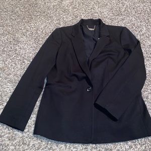 Black suit blazer